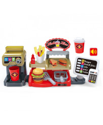 WOOPIE Fast Food XXL veikals Restorāns Kases aparāts + Dzērienu izplatītājs