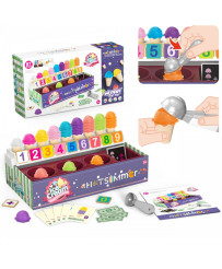 WOOPIE Ice Cream Parlor XXL Shop Set Little Salesperson Learning Counting 87 pcs.