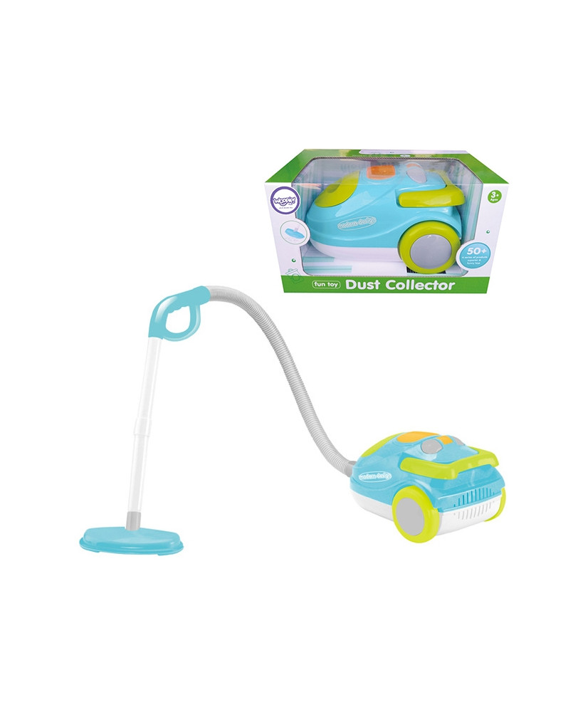 WOOPIE Interactive Vacuum Cleaner for Children Suction Function Blue
