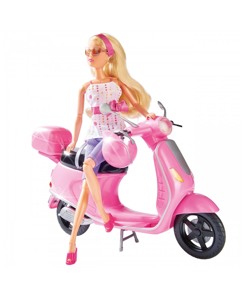 SIMBA Steffi mīlas lelle uz motorollera