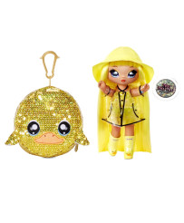 Nē! Nē! Nē! Surprise Sparkle — Lalka Daria Duckie un Kaczka w balonie z konfetti Seria Cekinowa Pom