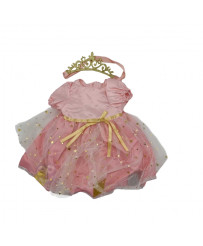 WOOPIE Doll Clothes Set Princess Dress + Crown 43-46 cm