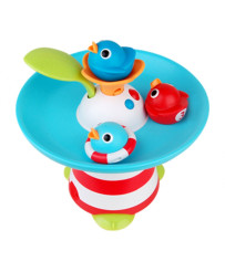 WOOPIE vannas rotaļlieta Duck Race ūdens strūklaka + skaņas