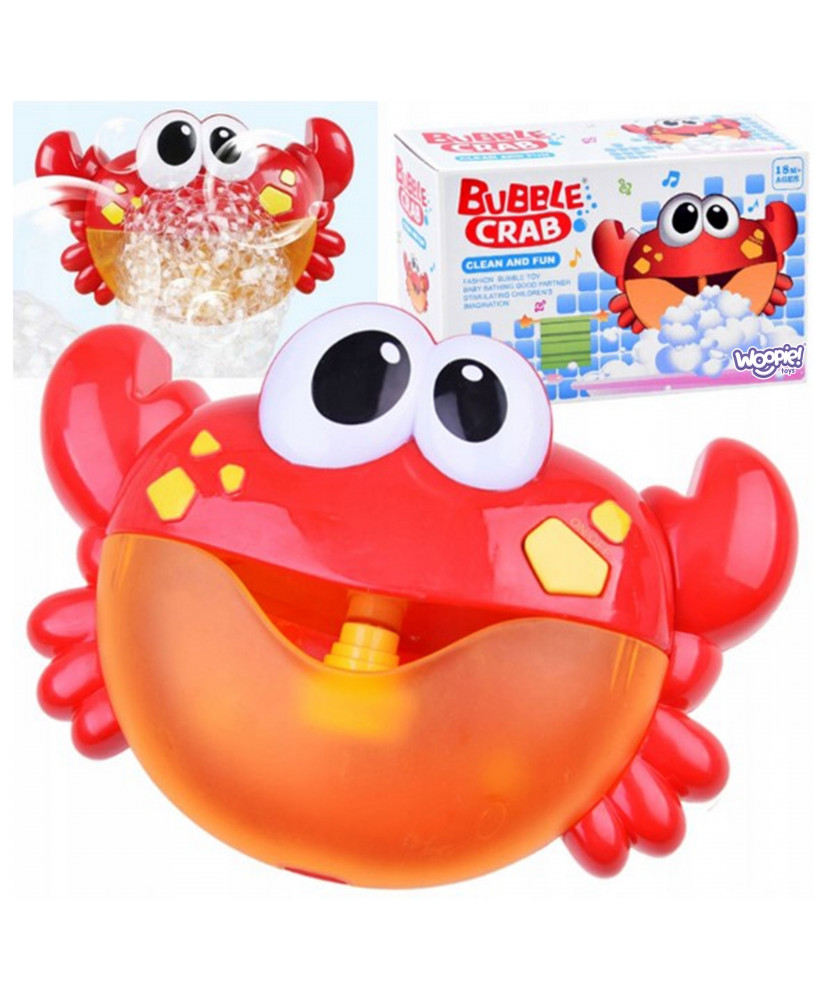 WOOPIE Bath toy crab for making foam with melody