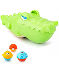 WOOPIE Bath toy for a crocodile and fish 3 pcs.
