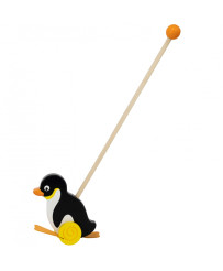 Viga Toys Drewniany Pchacz Pingvin