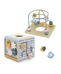Viga PolarB Activity Box Wooden Educational Game Center 5 in 1 cube