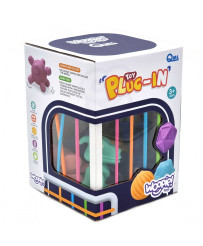 WOOPIE Flexible Sensory Cube Šķirotājs Bērniem Krāsaini Dinozauri 6 gab.