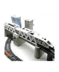 WOOPIE elektriskais vilciens Milzīgs 914 cm Sliežu ceļa tilta tunelis 86 el.