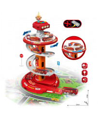 WOOPIE Spiral Track Garage for Toy Cars 3 pcs.