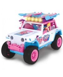 DICKIE Playlife Samochód Jeep Pink Drivez Flamingo 22cm