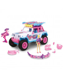 DICKIE Playlife Car Jeep Pink Drivez Flamingo 22cm
