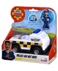 SIMBA Strażak Sam Jeep Policyjny 4x4 Mini Figurka