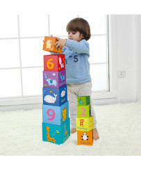 CLASSIC WORLD Magic Box Klocki Układanka Wieża Pudełko Zabawka Edukacyjna
