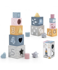 Viga PolarB Pyramid Educational puzzle Sorter Cubes Blocks
