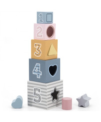 Viga PolarB Pyramid Educational puzzle Sorter Cubes Blocks