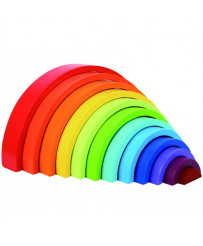 TOOKY TOY Montessori Rainbow Wooden Blocks Puzzle