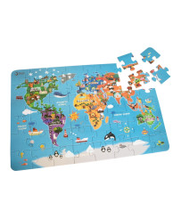 CLASSIC WORLD Puzzle Mapa...
