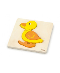 VIGA Baby Duck's first wooden puzzle