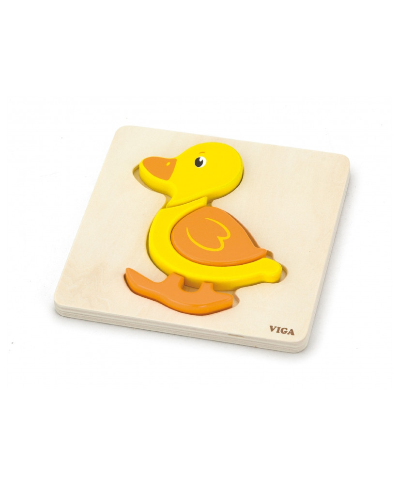 VIGA Baby Duck's first wooden puzzle