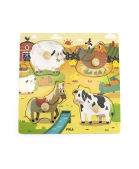 VIGA Wooden Puzzle with...