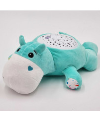 WOOPIE Cuddly Toy Projector 2in1 Hippopotamus Sleeper