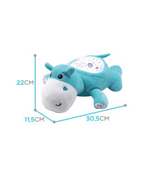WOOPIE Cuddly Toy Projector 2in1 Hippopotamus Sleeper