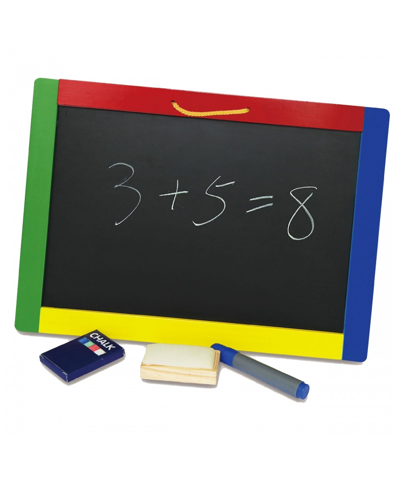 Wooden Double-Sided Magnetic Chalk Board Viga Accessories