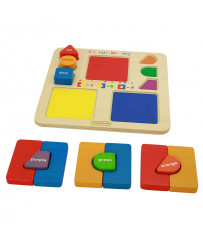 MASTERKIDZ Izglītības padomes Puzle Savieno Krāsu Sajaukšanu Montessori