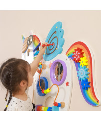 Viga Wooden Sensory Manipulative Board Unicorn FSC Montessori Certificate