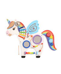 Viga Wooden Sensory Manipulative Board Unicorn FSC Montessori Certificate