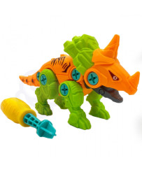 WOOPIE Dinosaur for twisting in the Ceratops egg. Construction set of screwdriver