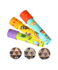 WOOPIE GREEN Kaleidoscope Colorful telescope for children Fairy tale characters Animals 1 pc.