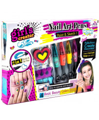 WOOPIE ART&FUN Nail Painting Set for Children + 4 Varnishes