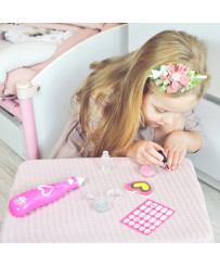 WOOPIE ART&FUN Nail Painting Set with Glitter for Children