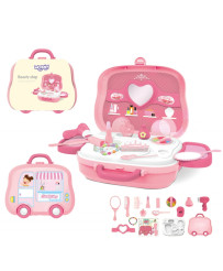 WOOPIIE Portable dressing room Salon Beauty 2in1 suitcase on wheels for a girl