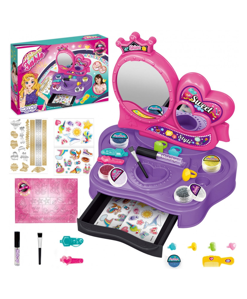 WOOPIE Dressing table for girls 2in1 Tattoo Studio