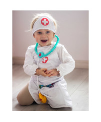 WOOPIE medmāsas uniforma, halāts, medmāsas priekšauts un vāciņš