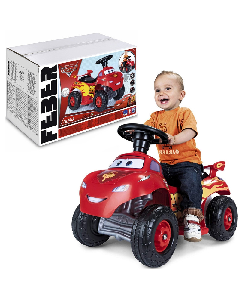 FEBER Quad Zygzak McQueen bērniem ar 6V akumulatoru CARS