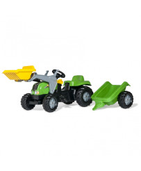 Rolly Rotaļlietas rollyKid pedāļu traktors ar kausu un piekabi