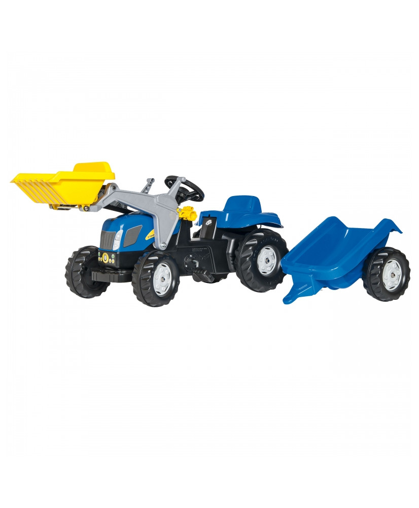 Rolly Toys rollyKid Traktor New Holland z łyżką i przyczepą