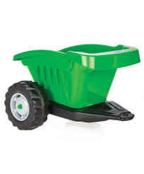 WOOPIE Farmer GoTrac MAXI pedāļa traktors ar piekabi Silent Wheels
