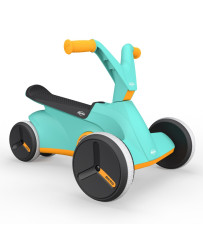 BERG Turquoise Rider GO Twirl Turquoise mänguga lastele 10m+