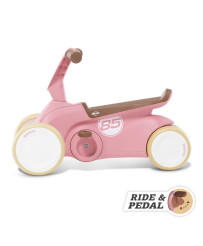 BERG GO2 Gokart Jeździk Rowerek 2w1 Retro Pink