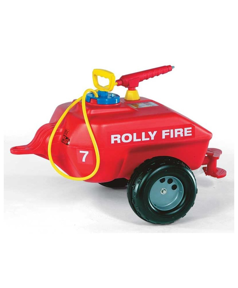 Rolly Toys rollyTrailer Przyczepa Cysterna do traktora Straż pożarna 5l
