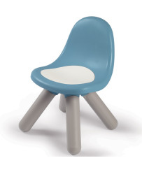 SMOBY dārza krēsls ar atzveltni istabai zilā krāsā