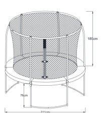 Batuut Axi Bostonn 305 cm