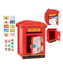 TOOKY TOY Wooden Mailbox for Children 21 pcs. FSC