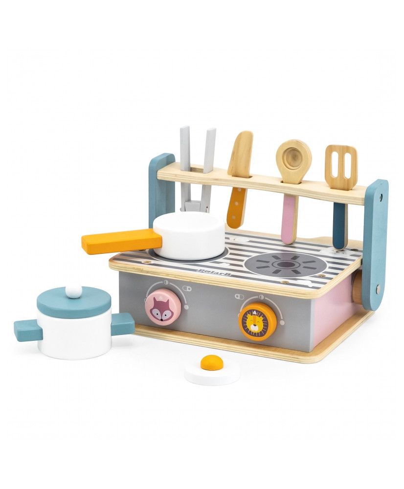 Wooden Folding Stove and Grill Viga Toys