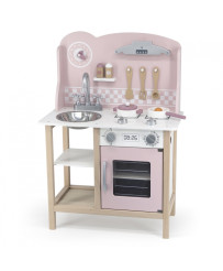 VIGA PolarB Деревянная кухня с аксессуарами Серебристо-розовый